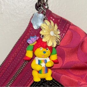 Rainbow Brite Puppy Brite Keychain – Vintage Charm with Daisy Accent